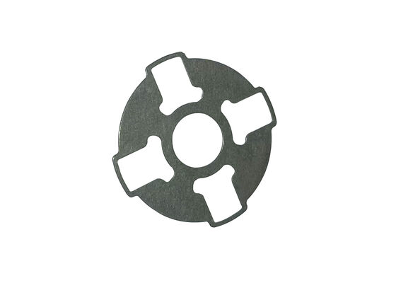 Термостойкость от минус 40 до 150 градусов Цельсия. Шайбы клапанов, изготовленные методом штамповки для автомобильных амортизаторов